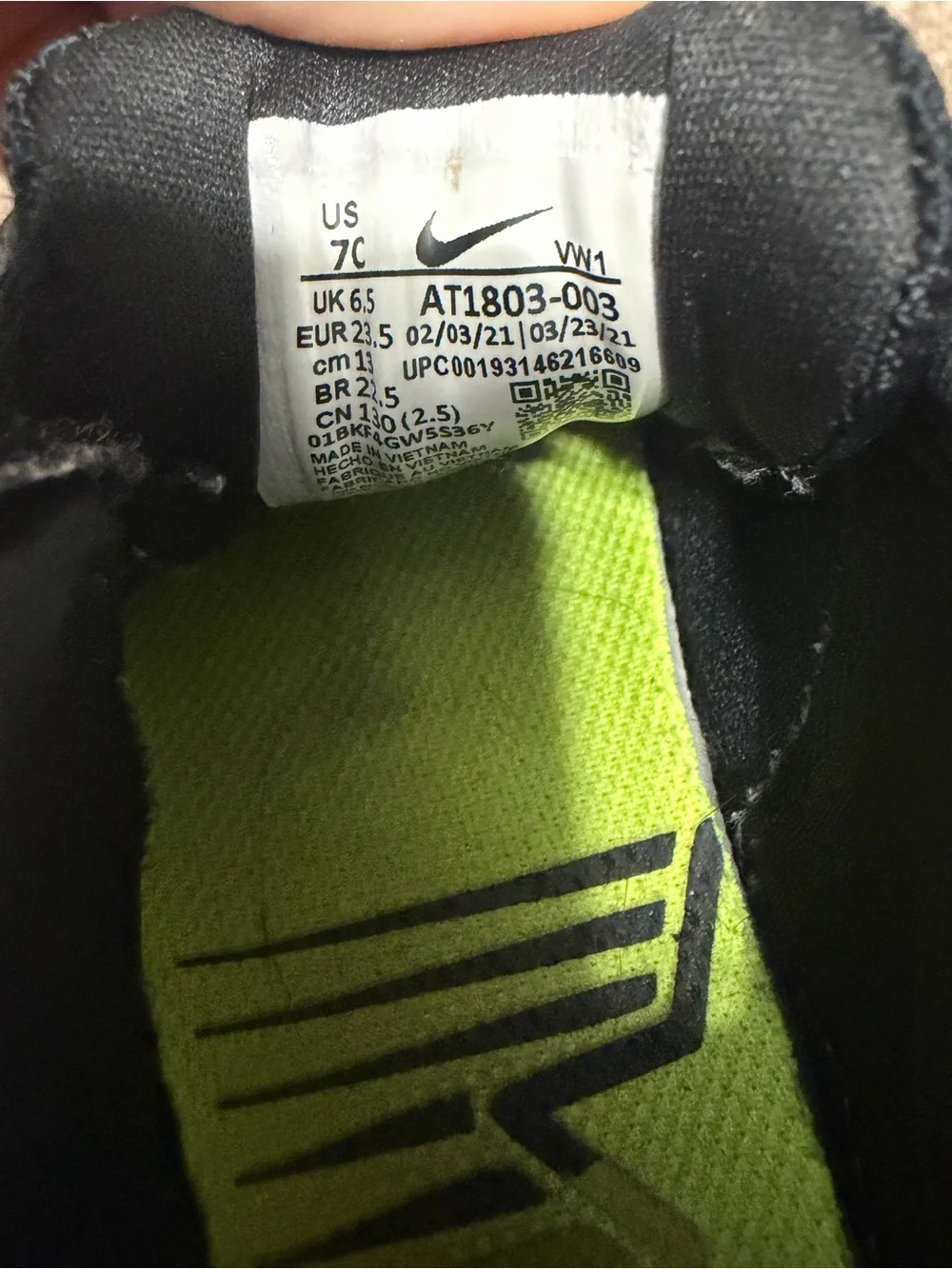Nike soft mesh